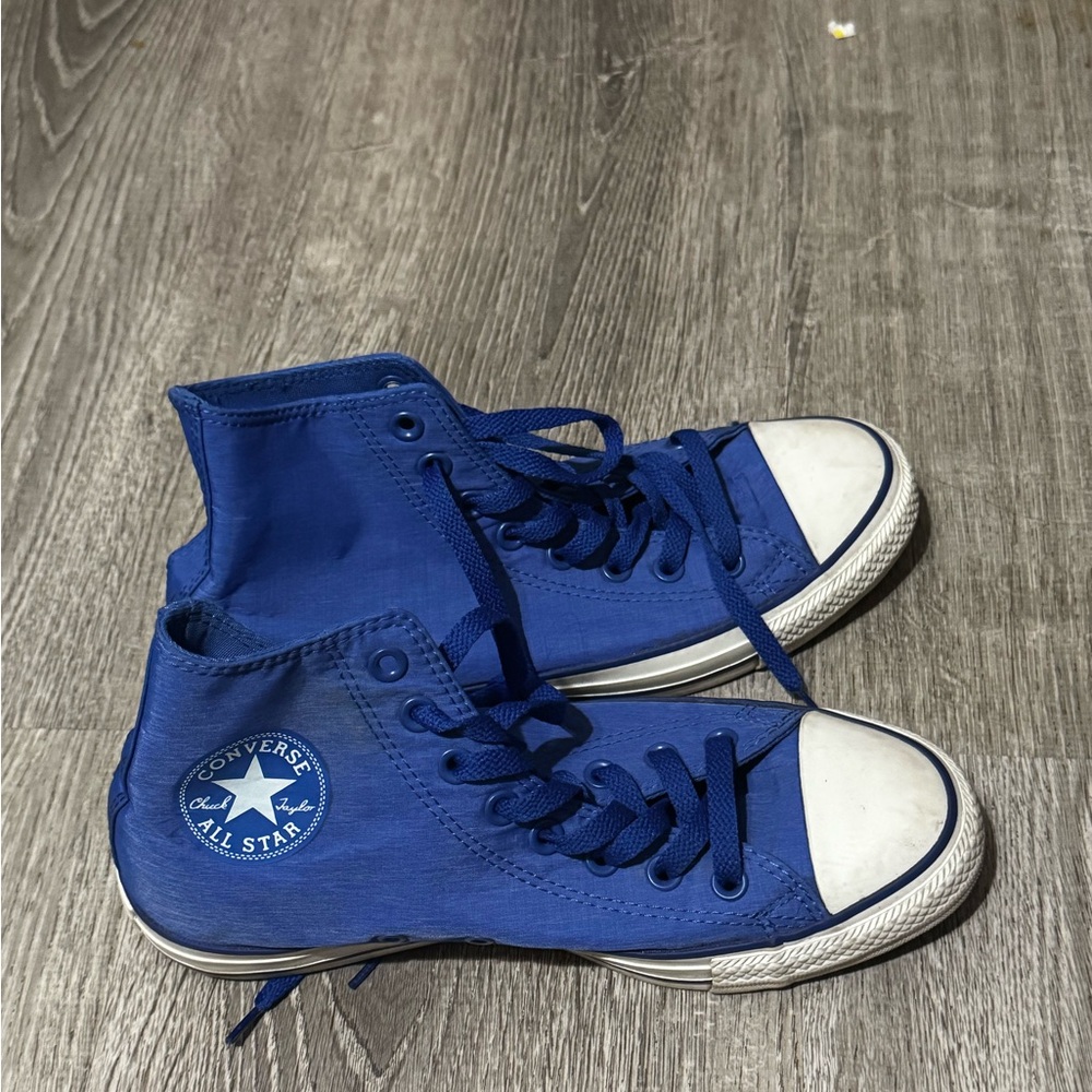 Converse Blue High Top Chuck Taylor Sneakers